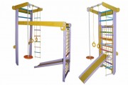 Babygrai 9131 Спортивный уголок Babygrai Трансформер 225см с горкой Белка фото